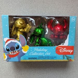 Brand New! WALT DISNEY "Lilo & Stitch" CHRISTMAS Ornament Holiday Collector Set